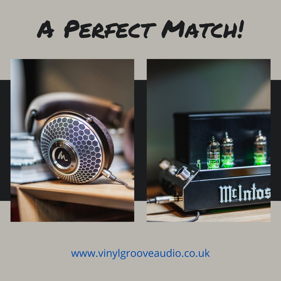 vinylgrooveaud's tweet photo. Sometimes when you just can't #listenoutloud we highly recommend you check out this Perfect Match!

Pairing the #awardwinning @mcintoshlabs #mha200 #headphoneamp with @Focal_UK #clearMG #headphones #audionirvana 

On demo now! #VinylGrooveAudio in #preston
https://t.co/I0DkF7lvpl https://t.co/hL9Ia5CQNV