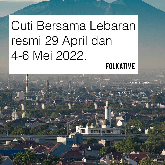 insidefolkative's tweet photo. Resmii, tanggal 2 dan 3 nya tanggal merah, jadi bisa dibilang 29 April - 6 Mei yak. https://t.co/8dFtrVBbIf