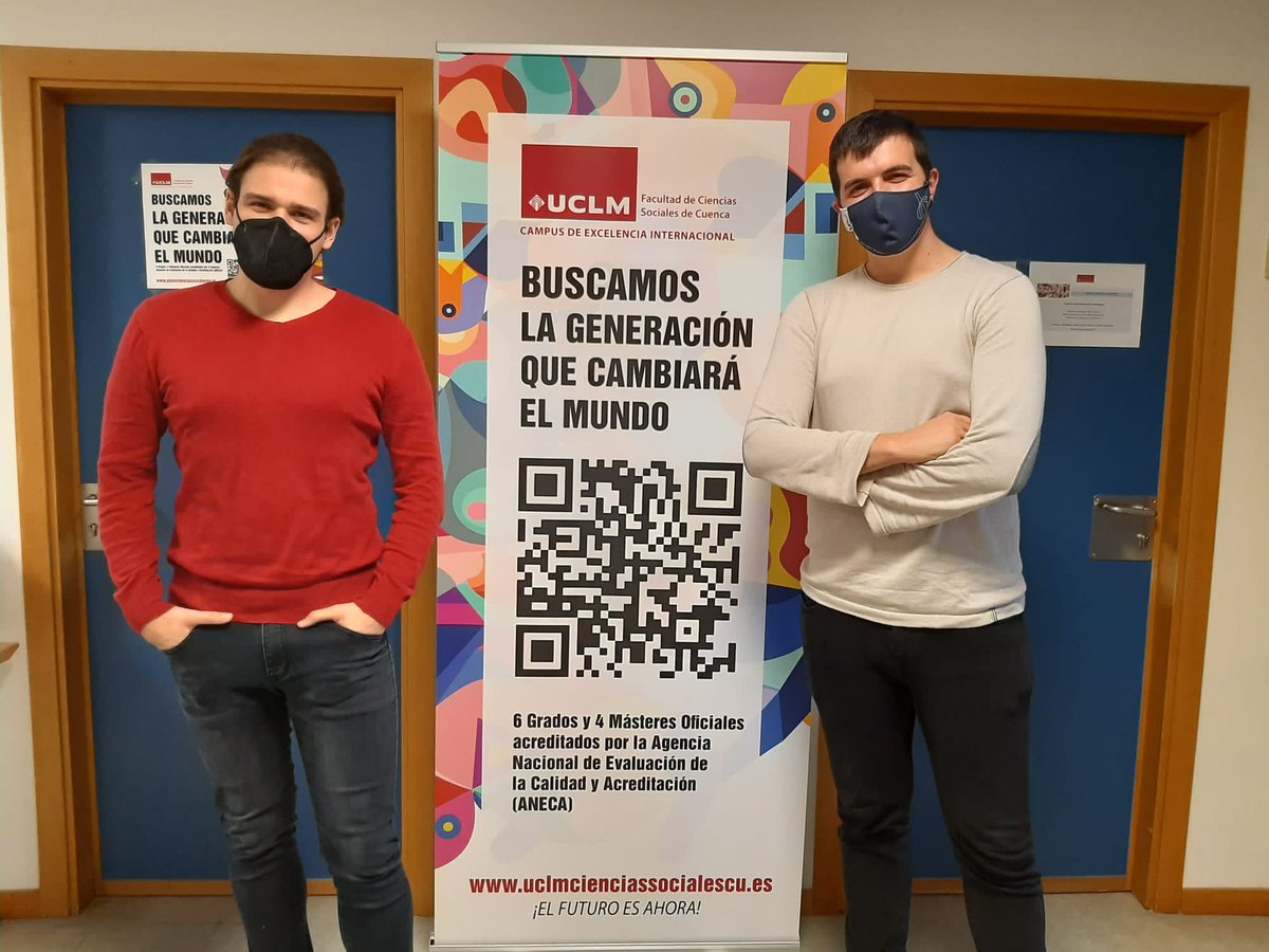 fccsscuenca's tweet photo. Los alumnos Andrés Lillo y  Luis Huélamo de nuestra Facultad, acudirán este jueves día 7 a la Cámara de Comercio de Ciudad Real donde se celebra la final autonómica de Castilla La Mancha  del Global Management Challenge.
Desde la facultad les deseamos mucha suerte para la final. https://t.co/rOs6ZeMB3N