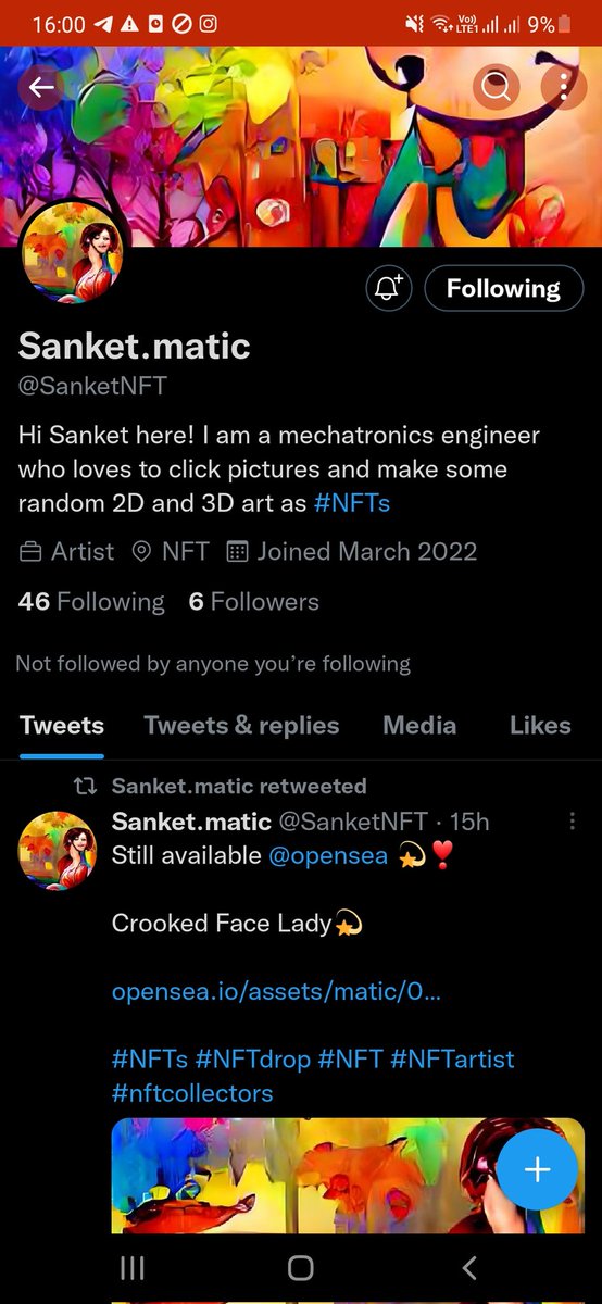TigersNFTClub's tweet photo. Check out these mind blowing collectible arts @opensea 

#NFTCommunity
#NFTs #NFT #NFTdrop #nftcollector

@SanketNFT
🔗https://t.co/WXTukjIWSU https://t.co/JCBwckl3gP