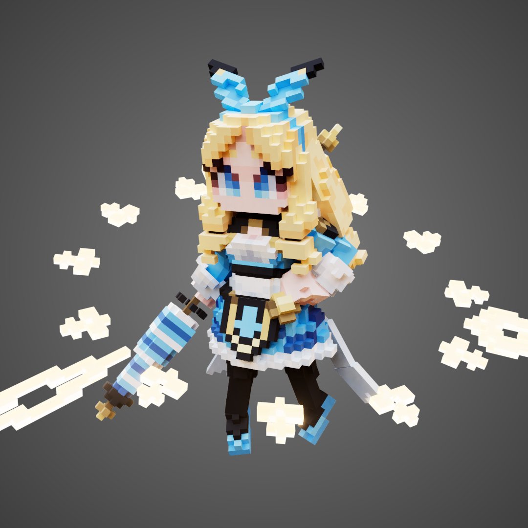 Shinkiroo10's tweet photo. #voxel #voxelart https://t.co/wVXxuwRHpd