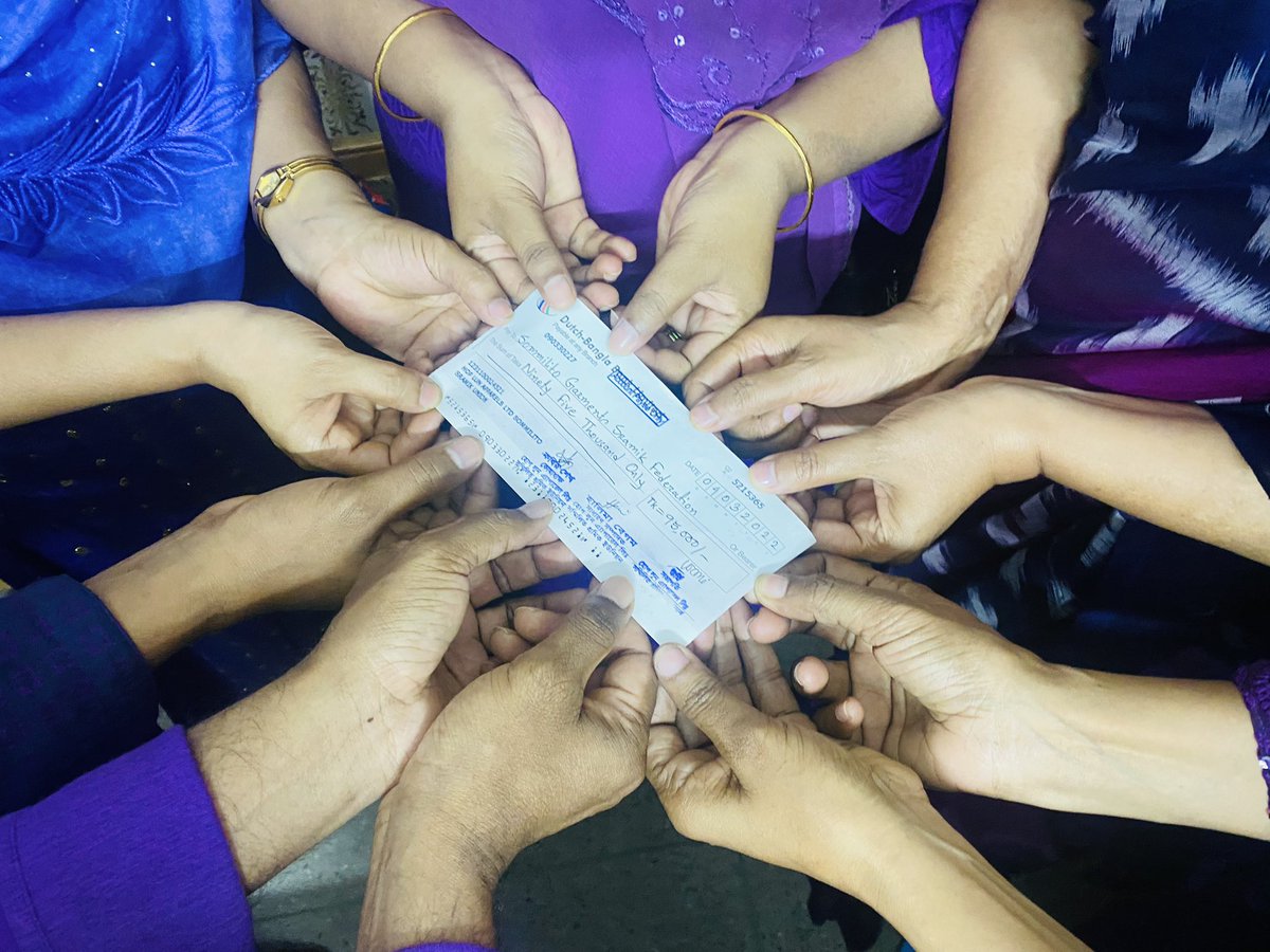 NazmaAkter73's tweet photo. Our brothers &amp; sisters at Hop Lun apparels limited have paid their affiliation fee. Excited to continue working together on supporting workers rights,making the garment industry a better workplace through sustainable development, financial freedom for the Workers.@IndustriALL_GU https://t.co/uTZeYAhBJZ