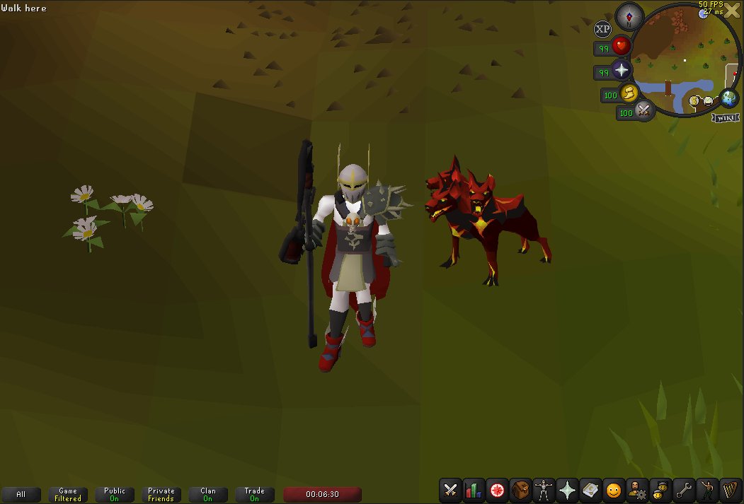i__Inferno's tweet photo. @JagexOasis @JagexSkylark The most important dog is still missing 😡Any chance of getting this added as a transmog? Its the only pet (except sire) that doesn't look like the boss that it comes from https://t.co/IMG1XbOfqK