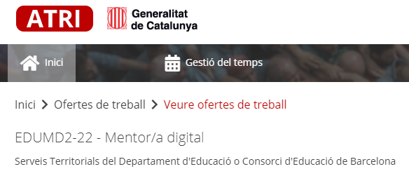 rcusso's tweet photo. Avui s'ha obert a ATRI la segona convocatòria de mentors digitals pel curs 2022-23. Inscripcions obertes fins el 21/4.
Us animeu? https://t.co/6f8O2A0KlB