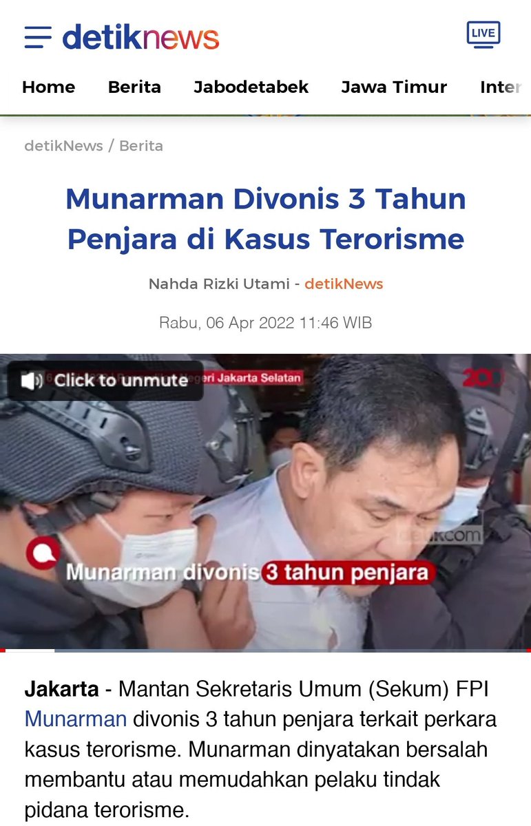infoJATIASIH's tweet photo. Kira² timpang nggak tweeps? #Munarman #teroris #terorisme #MKace #penistaan #agama #vonis https://t.co/S3NXuv0gom