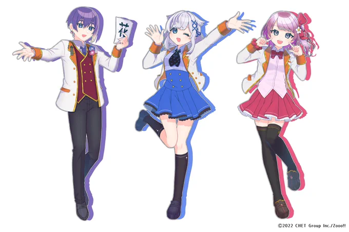【お仕事】Zooo!!様【@ Zooo_VArtist】から販売された、私立Zooo学園グッズVol.1グッズイラストを担当させていただきました!是非手に取って頂ければ幸いです! 