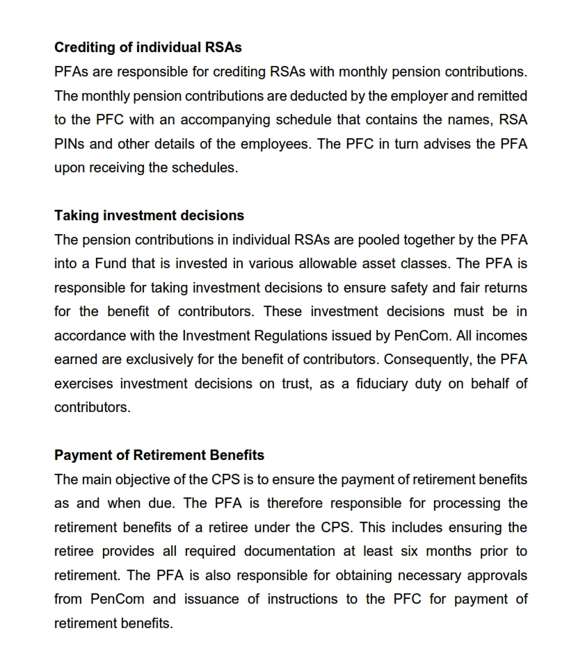 PenComNig's tweet photo. Understanding the roles of Pension Fund Administrators https://t.co/Oz1LfuMWLw