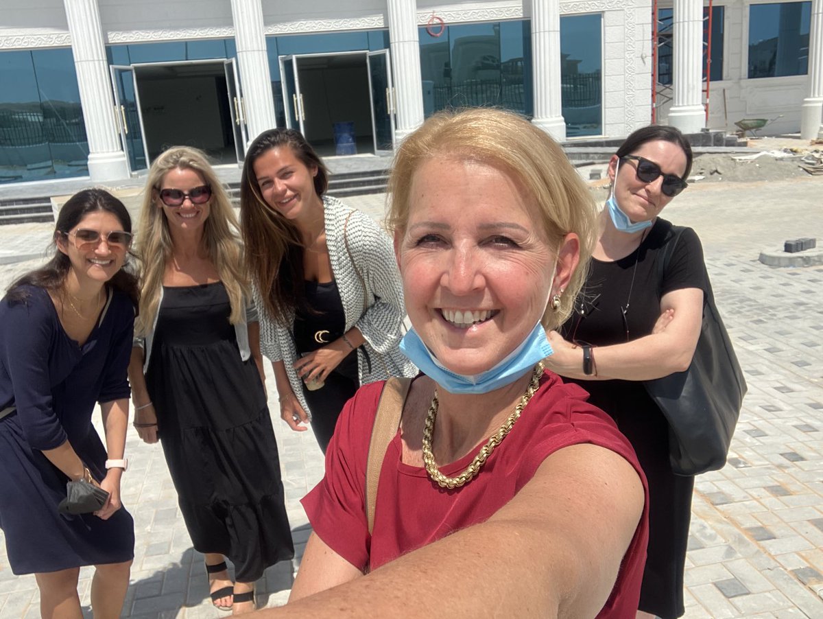 Visitors at our new campus from Brighton College Abu Dhabi!