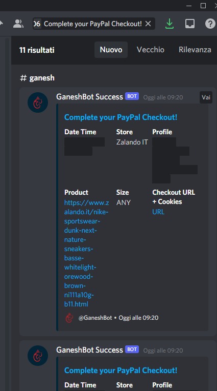 addtocart_bot's tweet image. Zalando 11x dunk low 🤘today run ganesh only 
Thanks fam 💚
@checkouters 
@GaneshBot 
@RHessAProxies 
@ByteProxies 
Private DC 🔥