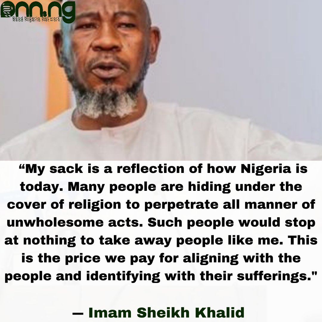 This is the price we pay for aligning with the people and identifying with their sufferings.'  ― Imam Sheikh Khalid 
| #EndSARS | #Lekki | Tinubu | #Olosho | Cynthia |James Brown | No Hands | Peter Obi | Osinbajo | #HorribleBosses