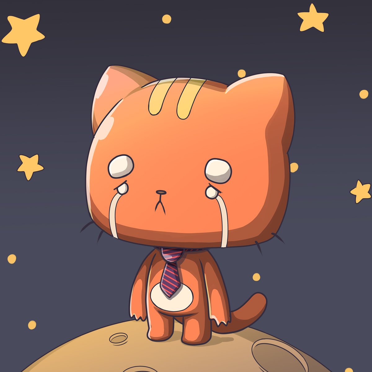 Oh no! This guy has been left all alone in outer space! <a href="/spike_bros_xrd/">Spike Bros</a>, can you come to the rescue maybe? 😨You are the only one who has experience this far away from earth!