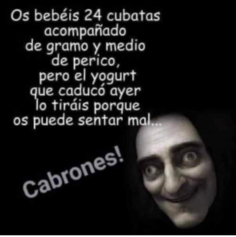 O no toman azúcar,harina o leche pk les sienta mal...jajjajajajaj