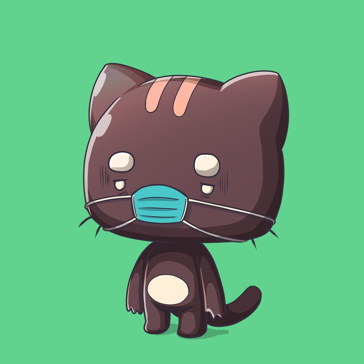 Albeit this facial feature might create big controversy, we are happy that the Pops are doing their part. Who knows, maybe he just washed his hands and is ready to perform surgery now?

<a href="/radixdlt/">Radix - Radically Different DeFi</a> #NFT #Radix #CuteCats