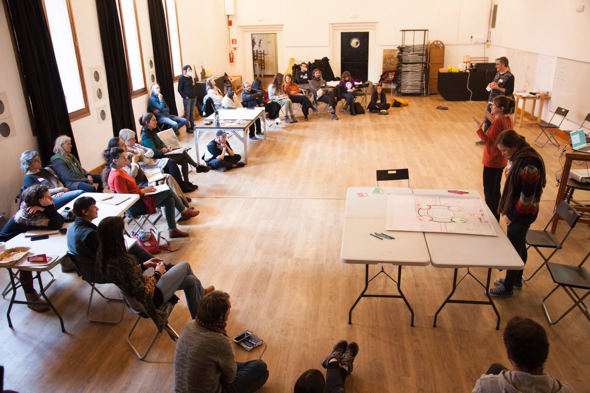 ateneucoopgi's tweet photo. Vam acomiadar el mòdul amb una sessió de treball sobre com mancomunar recursos i projectes amb Transitant @femProComuns 🧶, reflexionant sobre quins recursos existeixen i quins podem aportar a la comunitat. https://t.co/wa3O9EqmTw