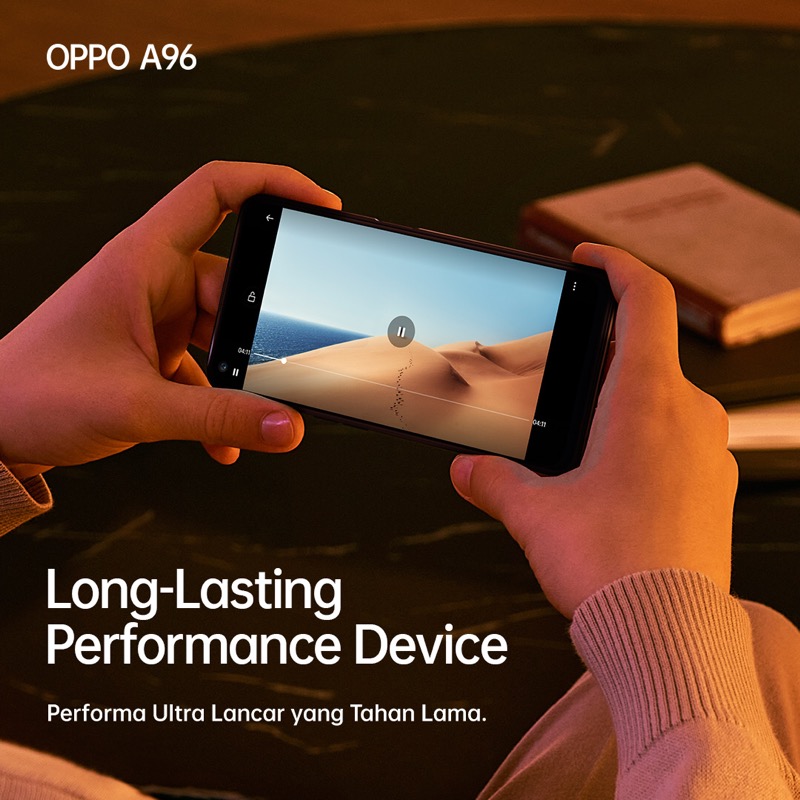 OPPOIndonesia's tweet photo. Miliki #PerformaEkstra handal dari #OPPOA96 untuk keseharian yang lebih ekstra dengan memori ROM 256GB ekstra besar &amp; RAM 8GB + 5GB. 🗂⚡️

Dapatkan penawaran eksklusif dengan pre-order OPPO A96 untuk miliki total keuntungan Rp1.359.000 terbatas dari 7 - 15 April 2022!