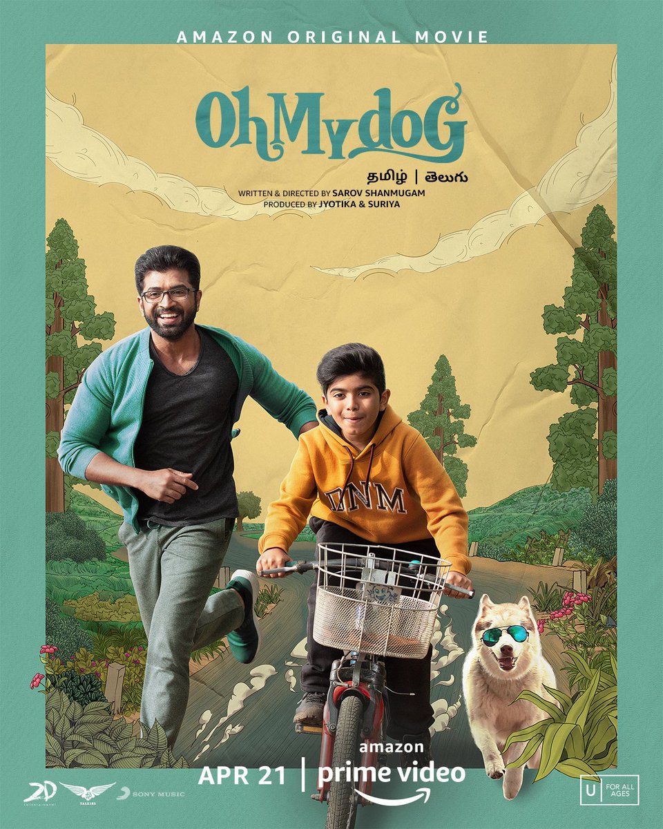 arunvijayno1's tweet photo. Get ready to 🛵 on this pawsome journey!
Watch #OhMyDogOnPrime, April 21 @PrimeVideoIN
@Suriya_offl #Jyotika @SarovShanmugam @2D_ENTPVTLTD #VijayaKumar #ArnavVijay #Vinay @Mahima_Nambiar @gopinath_dop @nivaskprasanna @rajsekarpandian Vinothini
@srbabu74 @teamaimpr @SonyMusicSouth https://t.co/wbJgFJzp1g