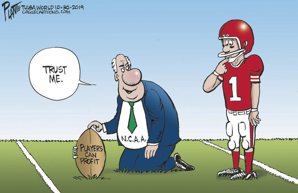 GarroPoga001's tweet photo. The NCAA seems to care more for coaches than athletes. They’re taking advantage of the passion these students have for their sports. Using amateurism as a way to profit isn’t right. There are no games without the athletes. They deserve to profit. #ucr150 @besavageee https://t.co/Y0MylHJz6I