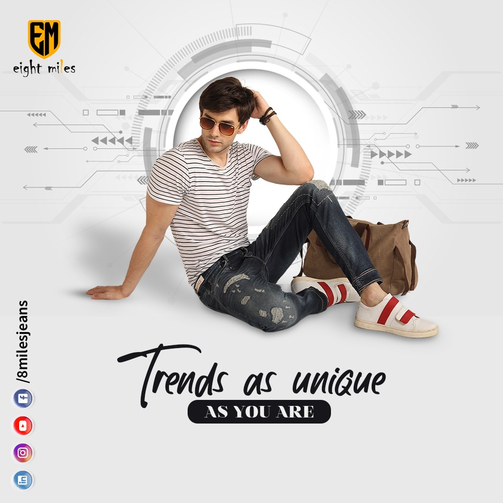 8milesjeans's tweet photo. #EightMiles is renowned for it's impeccable designs &amp; #qualityjeans, made just for your #comfort &amp; #style!

#8Miles #uniquetrends #fashion #trends #jeansmanufacturers #jeansmanufacturersindelhi #jeans #bestdesigns #trendyjeans #fashionstatement #wholesalejeans #bulkjeans #premium https://t.co/G4yLCV7cBY