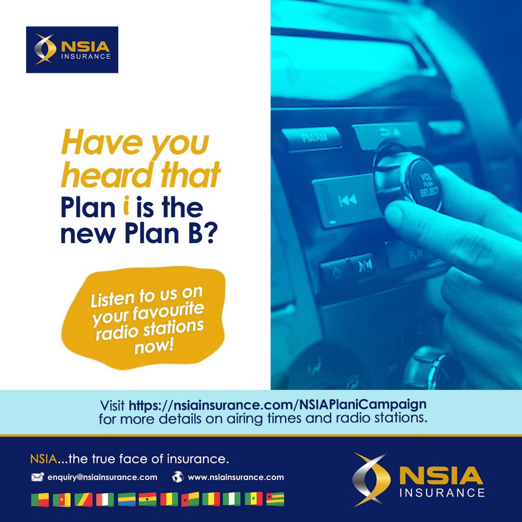 nsia_insure's tweet photo. Our 2022 radio campaign kicked off on Monday, April 4, with Spot Adverts! Want to know more?
Visit https://t.co/qoaMEEVniY for details on the airing times and schedule.
NSIA…the true face of insurance.
#PLANi #radiocampaign #insurance #NSIAinsurance https://t.co/Gkua90MKSI