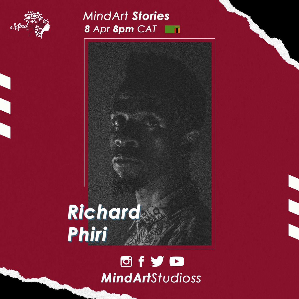 mindartstudioss's tweet photo. Up Next is @jayriccoh an award winning poet and one of the founding group members of the @poeticjuicezm He is based in Choma, Zambia.

Catch him live on our IG

#MindArtStories 
#MindArtStudioss
#kigalirwanda#pietermetzburgsouthafrica #lusakazambia #kampalauganda #chomazambia https://t.co/0Dr3XwSb4T