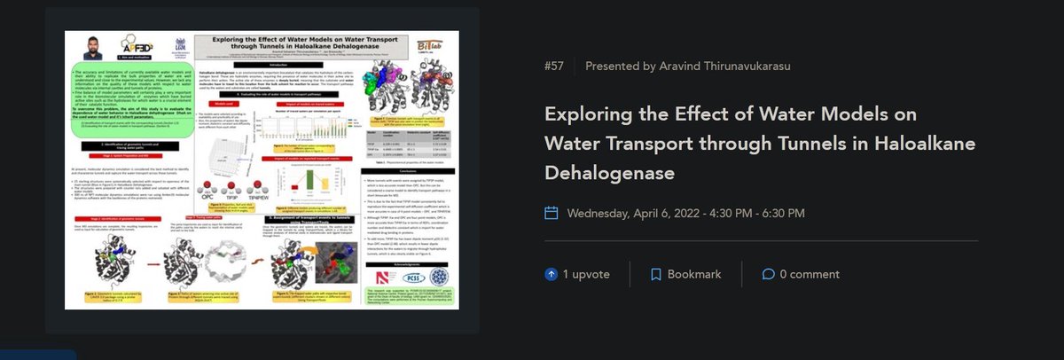 Excited to present a #poster at <a href="/apfed2022/">APFED 2022</a> -#Conference: Advances in #Protein Folding, Evolution &amp; Design 2022. I am waiting for your questions at Fourwaves platform !   <a href="/ibmib/">Ibrahim mohd</a> <a href="/IIMCB_Poland/">IIMCB, Warsaw, Poland</a>