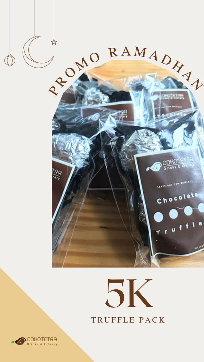 Butuh yang manis untuk buka puasa? Kamu bisa ke #cokotetra dan dapetin Promo Spesial Ramadhan🤗 jangan sampai ketinggalan yah😉 Berlaku Dine In &amp; Take Away. Dapat dipesan melalui GoFood &amp; GrabFood #Promo #Ramadan