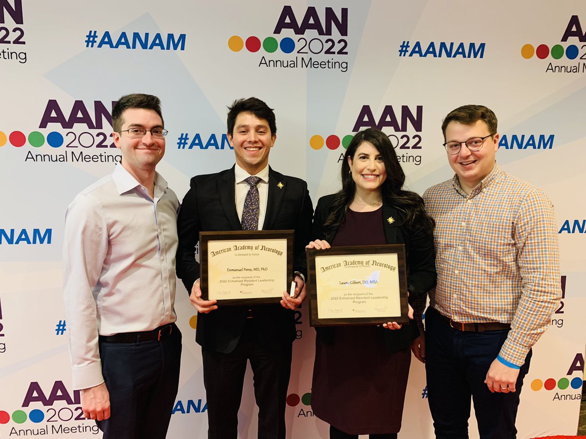 DrNeuroLG's tweet photo. The future is BRIGHT! Loved getting to know and grow with these phenomenal residents/future leaders. Cannot wait to see what this group does! Thank you @AANMember for the opportunity to be a part of the Enhanced Resident Leadership Program! #ERLP #AANAM #AANleadership https://t.co/tWHnDjaT5g