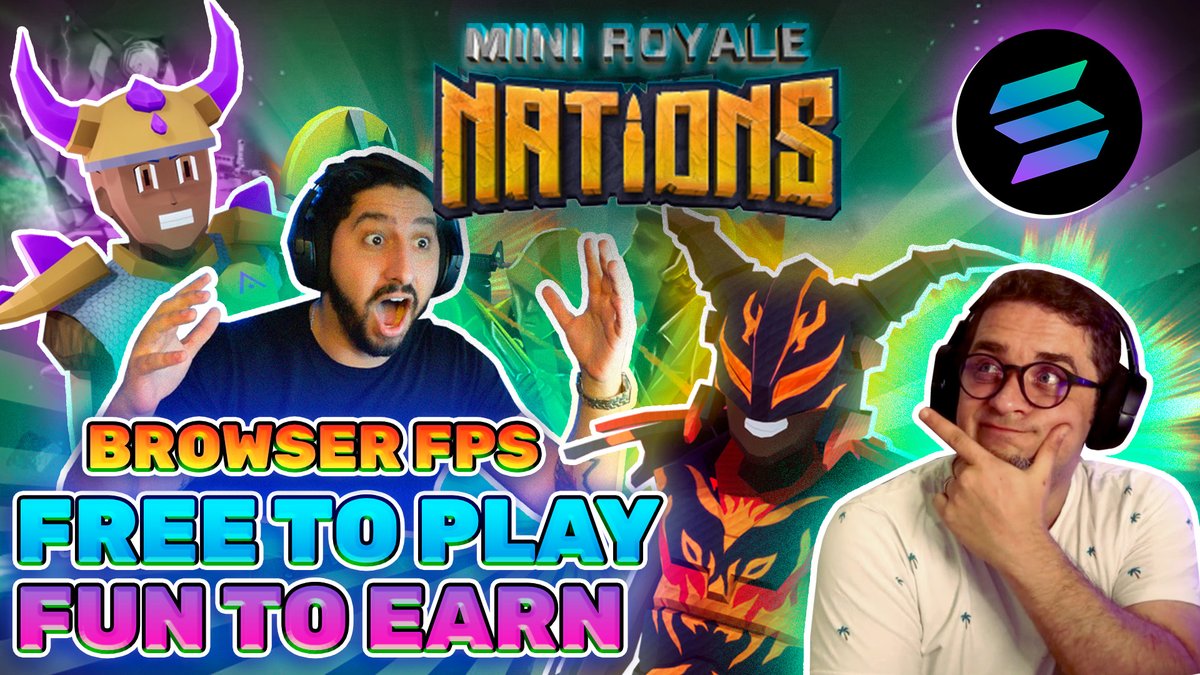 unixcorpgg's tweet photo. Did someone say Free-To-Play AND Fun-To-Earn? 👀

Our #UNIXGaming gurus have just explored #MiniRoyaleNations, a community-owned skill-based shooter game set on top of an evolving social strategy! 🎮

Watch now 👇
https://t.co/zMShk5ShlA https://t.co/Md8d6VslzA
