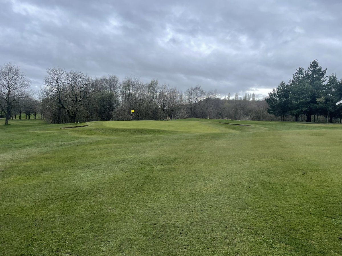 HindleyHGC's tweet photo. Slowly but surely getting there, but definition back into the course. Greens, semi rough and fairways all cut this morning with a full bunker rake and tidy thrown in for good measure #golf #spring #warmthneeded https://t.co/2eBWm3CzUU