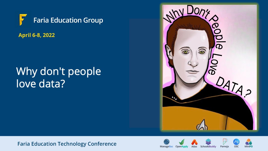 eslweb's tweet photo. In just 15 minutes you can be at the discussion of the conference! How can we get people to love data?
#FEGTechConf https://t.co/favYxY0Mhy