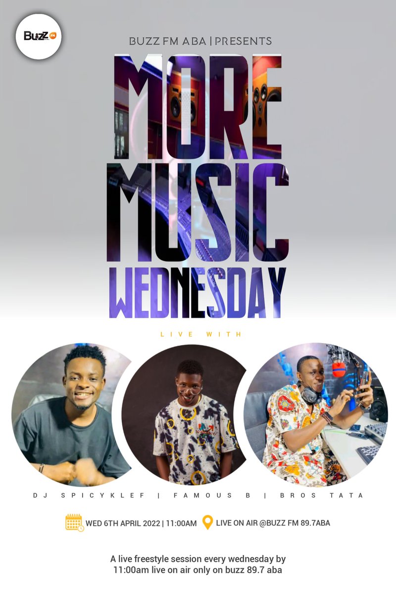 brostata1's tweet photo. 1 hour of back to back freestyle on radio on the mid morning cruise #GbeduCorner w/@brostata1 @Djspicyklef_ #FamousB
11 am is the time.
You can listen live via https://t.co/c4NuWarKsS buzz- fm- 89.7 Aba https://t.co/QbbYiurzSN