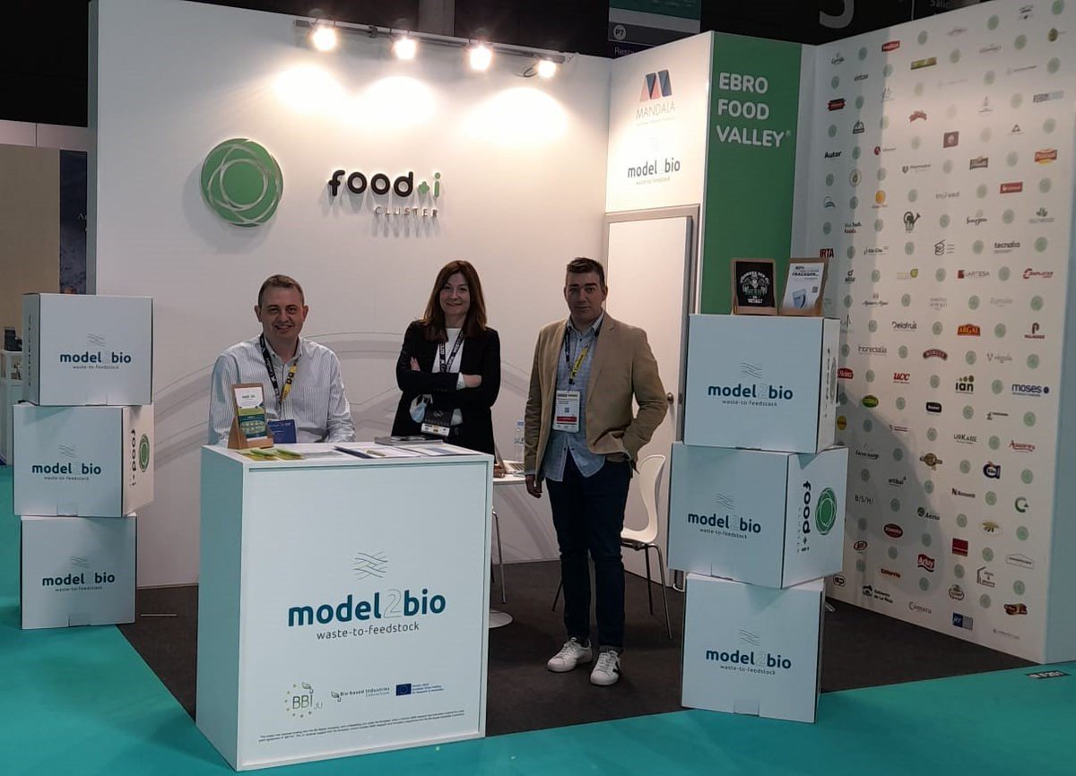 Model2bioEu's tweet photo. María Díaz Navarro is the #Model2Bio ambassador at 🇪🇸Alimentaria Barcelona @AlimentariaBCN the international meeting point for trends in the food sector.
Come and visit us in person 😀 https://t.co/tqr1vWiOMs