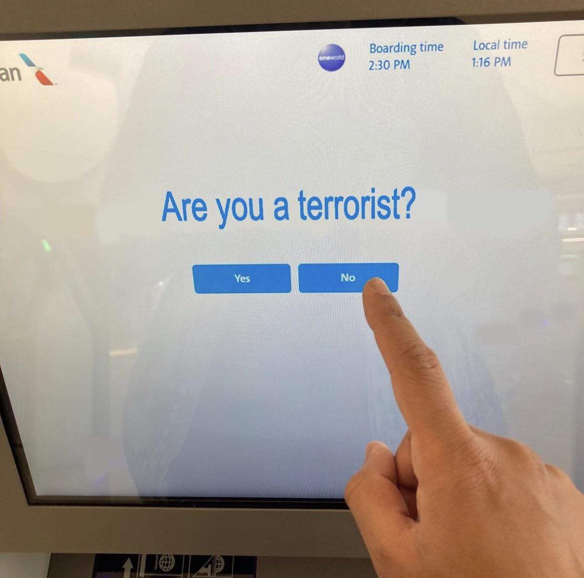 PR0GRAMMERHUM0R's tweet image. when the back end developer designs the check in interface reddit.com/r/programmerhu…