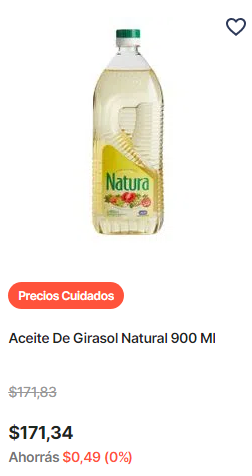Mauricio_W_WarZ's tweet photo. @OcielTorres3 Es simple especulación y colusión entre los supermercados. Es cuestión de apretar a Walmart (dueño de Supermercados Lider) y que cuente por qué el litro aceite marca Natura en Chile vale 3550 pesos. mientras q Walmart Argentina lo vende  a 1427 pesos el litro.
#Aceitepicoenelojo https://t.co/YZGQqUWiPl