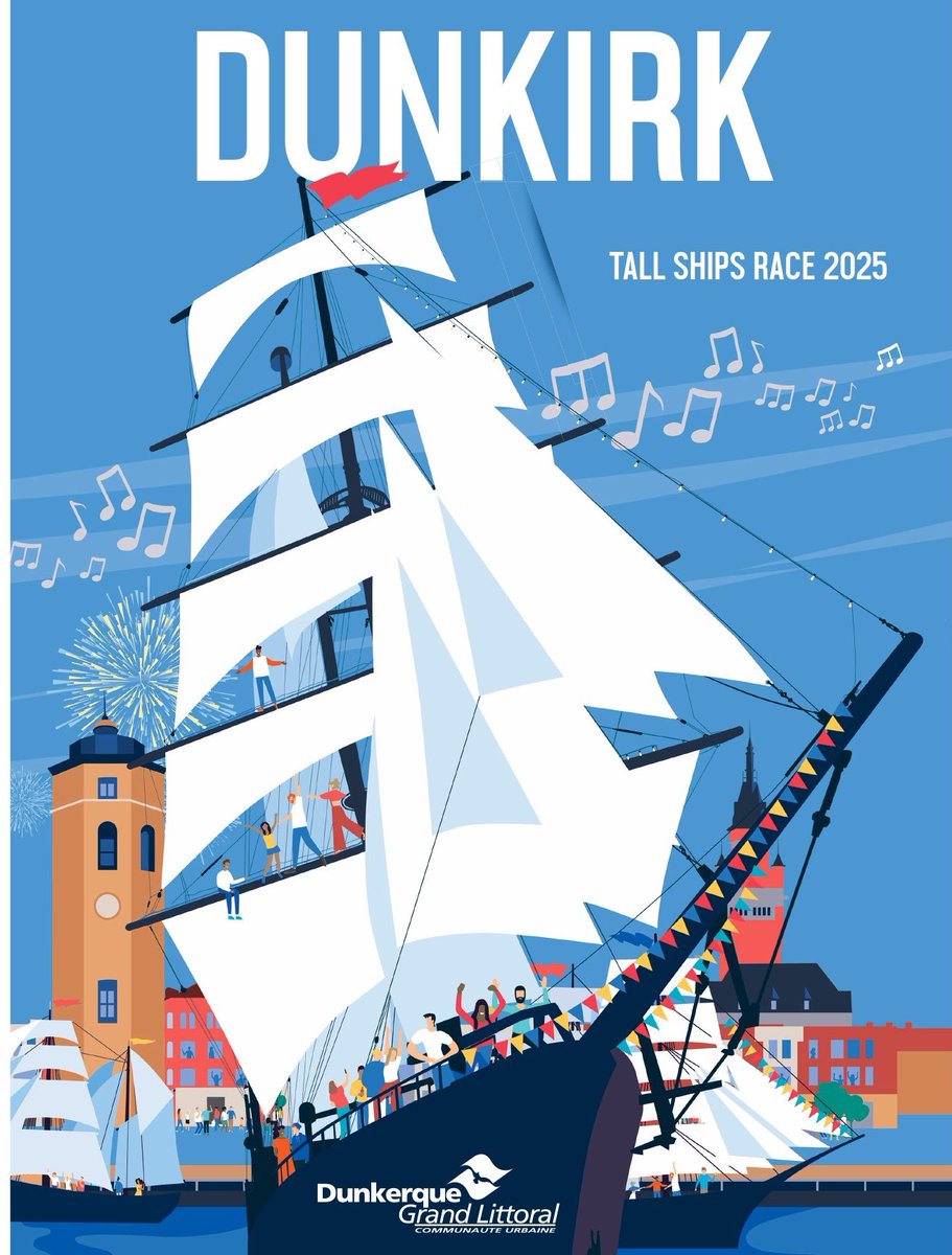 .<a href="/Dunkerque/">Ville de Dunkerque</a> accueillera la « Tall ships race » 2025 : un rendez-vous qui s’annonce inoubliable pour célébrer l’identité maritime de notre territoire !