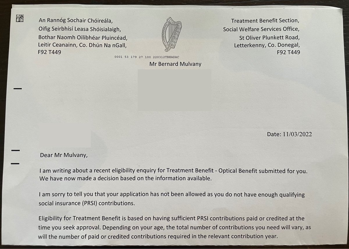 BernardMulvany's tweet photo. The realities of being a family carer. You give up your career to care for a loved one. You get €223 a week and when you go for an eye test you have to pay you €35 because you are entitled to nothing. We save the state billions. @CarersIreland @ILMIreland @MichealMartinTD https://t.co/g2j17cKV43