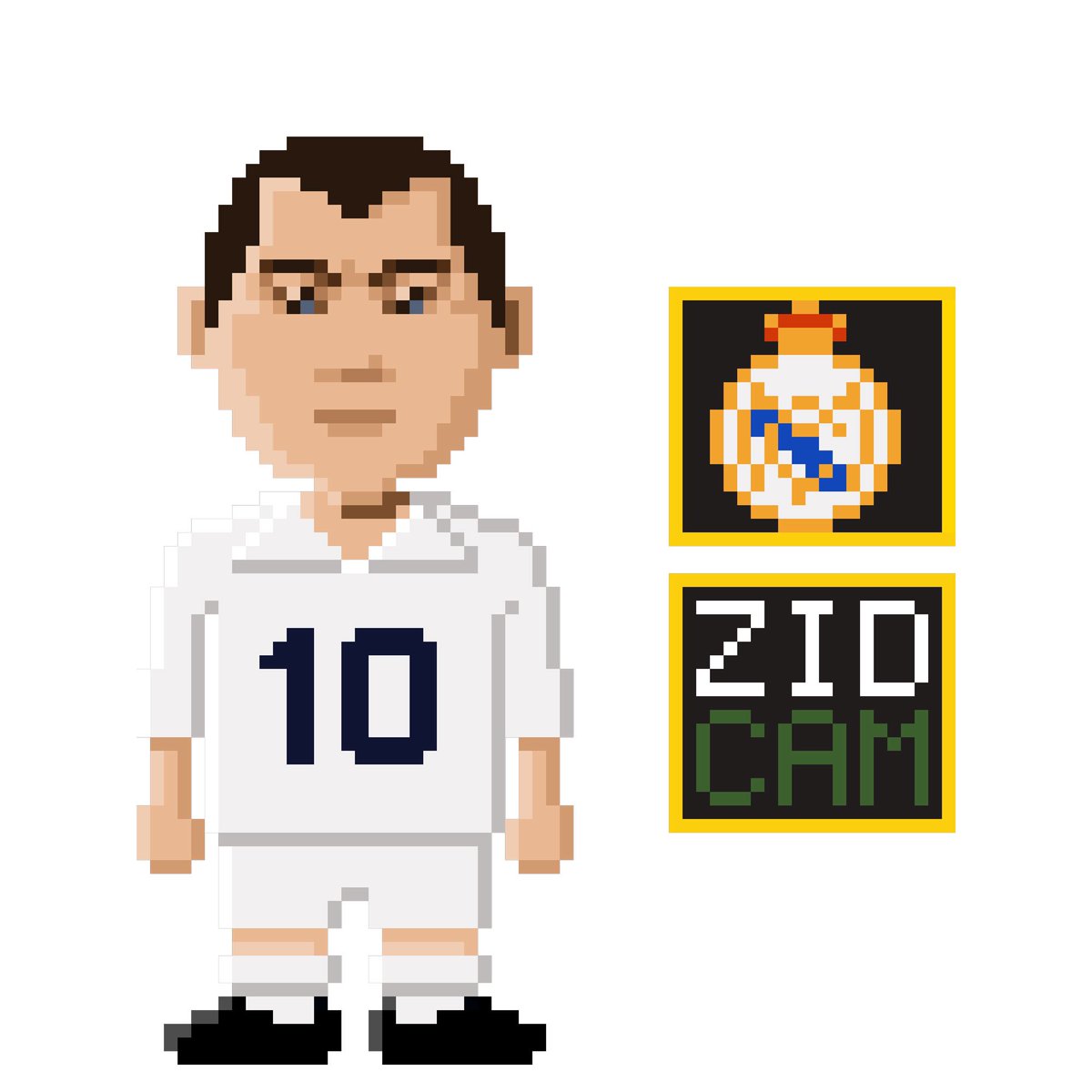 New item in legendary series of AllStarFootball NFT handmade pixelart collection!
#Zidane #football #NFTCommmunity #NFTs #pixelart #nftpixelart #FIFA #RealMadrid