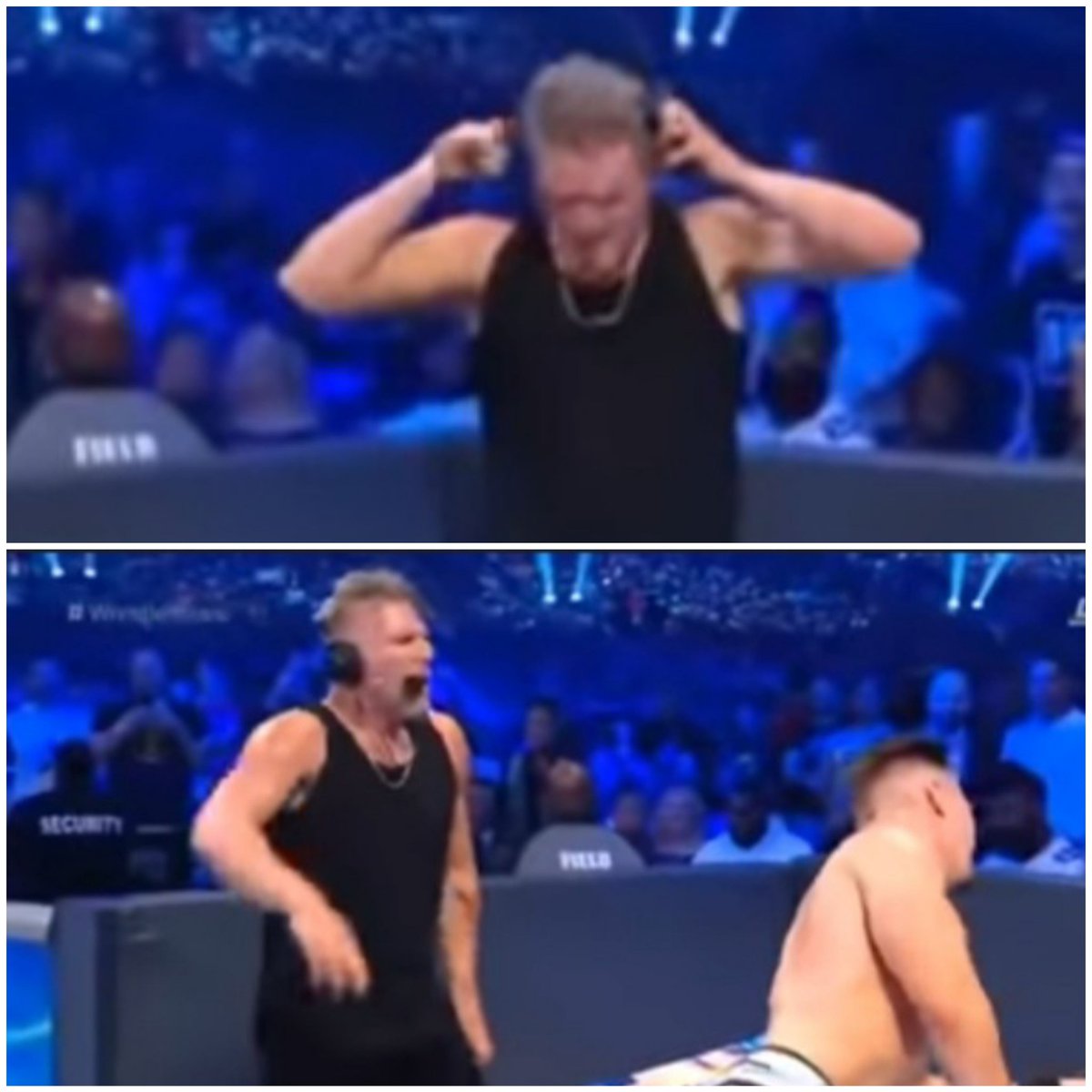 Steve77ulli's tweet photo. #PMSThankYewMania the hurracanranna WHAT selling the stunner WHAT fav moment WHAT I said fav moment channeling #thegreatone to commentate while laying the smacketh down on theory's 🍬 ass! @sarrrahsullivan is the best niece sibling &amp; mom $ComfyNumb7 https://t.co/6hwYTWSKjm