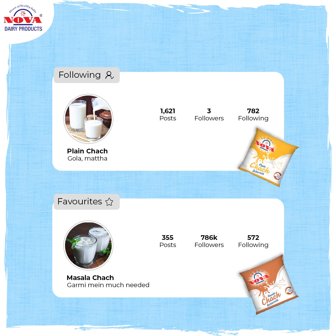 novadairy's tweet photo. Drop down your favourite! 👇👇
.
.
#NovaDairy #FollowingvsFavourite #chach #masalachach #masalachach🥛 #plainchach #SummerDrink #Summertime #wednesdayvibes #summercooler #gola #mattha #buttermilk #buttermilkglass #dairyproducts https://t.co/XWzC8x2pHu
