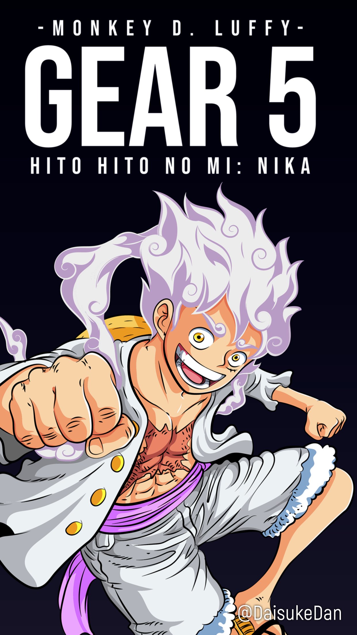 Daisukedan Hey This Is My Version Of Luffy Gear 5 And I Have More On The Way Thankss Onepiece Sungod Onepiece1046 Onepiecespoilers Onepiece1045 Onepiece Luffy
