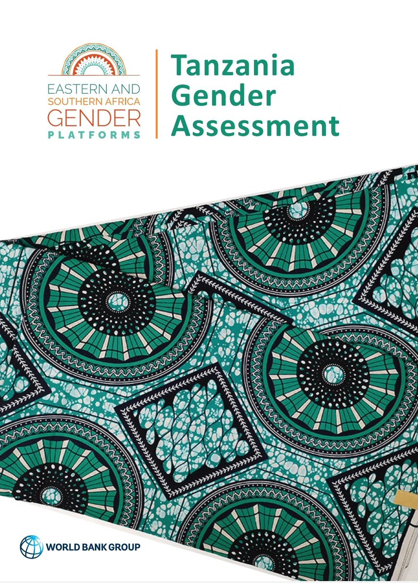 Did you miss yesterday’s launch of the #Tanzania Gender Assessment and Tanzania GBV Assessment?

You can still catch up anytime via this link 👉🏿 wrld.bg/yheU50IBBZ2   

The report pdf and resources are downloadable now via this link👉🏿: wrld.bg/wVa450IBBZ1