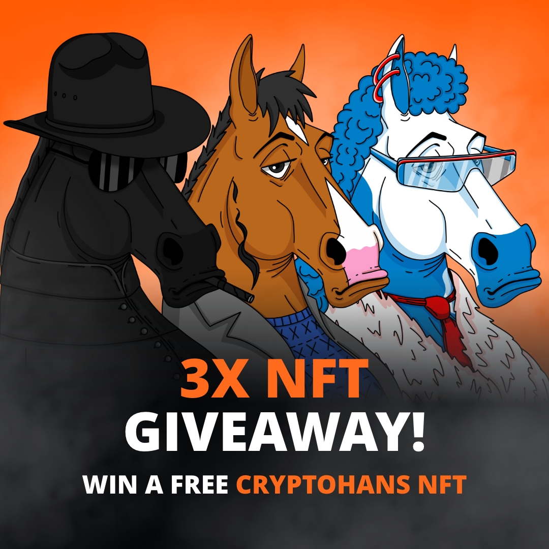 #NFTGiveaway!

🎁 Raffle 3 #NFTs CryptoHans!

Enter:

1️⃣ RT this tweet + Follow 
@cryptohans_club

2️⃣ Be a Discord member discord.com/invite/cryptoh…

3️⃣ Write your Discord nickname in the comments

🏆Announcement of winners: 9 April at 6 pm CET in Discord!

Good luck NFT Community!