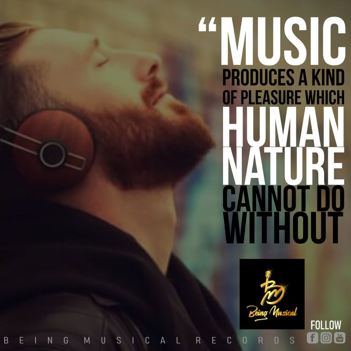 BeingRecords's tweet photo. Music produces a kind of pleasure which is irreplaceable...

#beingmusicalrecords #beingbrothersband #beingrecordlabel #BMR #kgfchapter2 #attack #pleasure #wednesday https://t.co/Ci0V15Z4BB