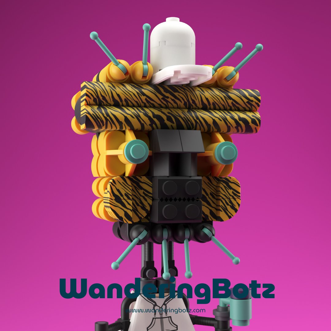 WanderingBotz's tweet photo. GM Frens 🌈
WandrringBotz #188 is still available for mint 🤖
It have a bright camouflage in yellow and black colors 🐯 Take a look at all NFTs of our collection at the OpenSea https://t.co/IReIoJv2JW 🚀
#WanderingBotz #NFTs #NFTCommmunity #NFTProject #OpenSea https://t.co/pBSZlzHv6F