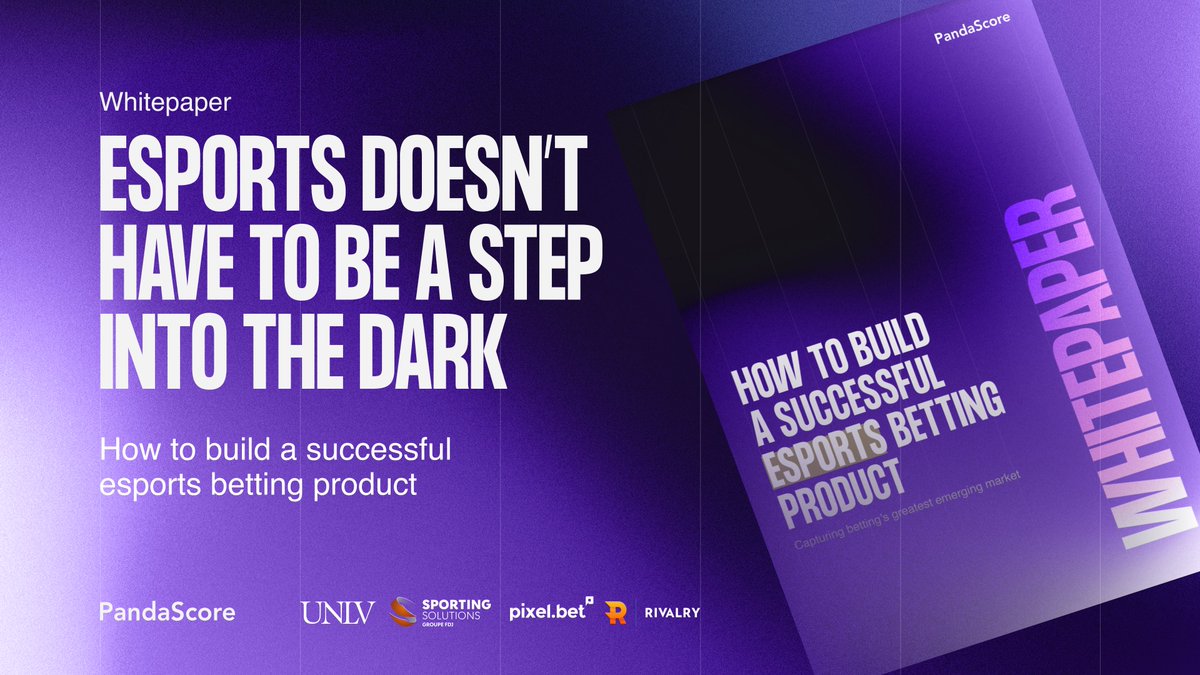 PandaScore's tweet image. 💡ESPORTS DOESN’T HAVE TO BE A STEP INTO THE DARK 💡

With the collaboration of several industry peers, today we’ve launched a comprehensive whitepaper to serve as the North Star for operators seeking to build a successful esports betting product.

buff.ly/3DKCnUz