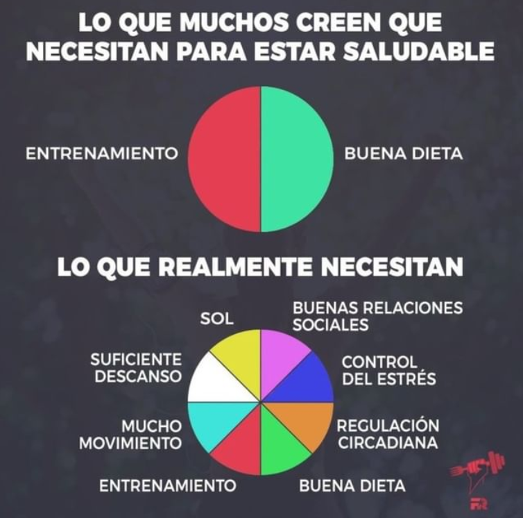 FITrebelde's tweet photo. El entrenamiento y la nutrición contribuyen en buena medida a nuestra salud, pero son solo una parte de lo que implica ser realmente saludable. https://t.co/PPAmYsVByP