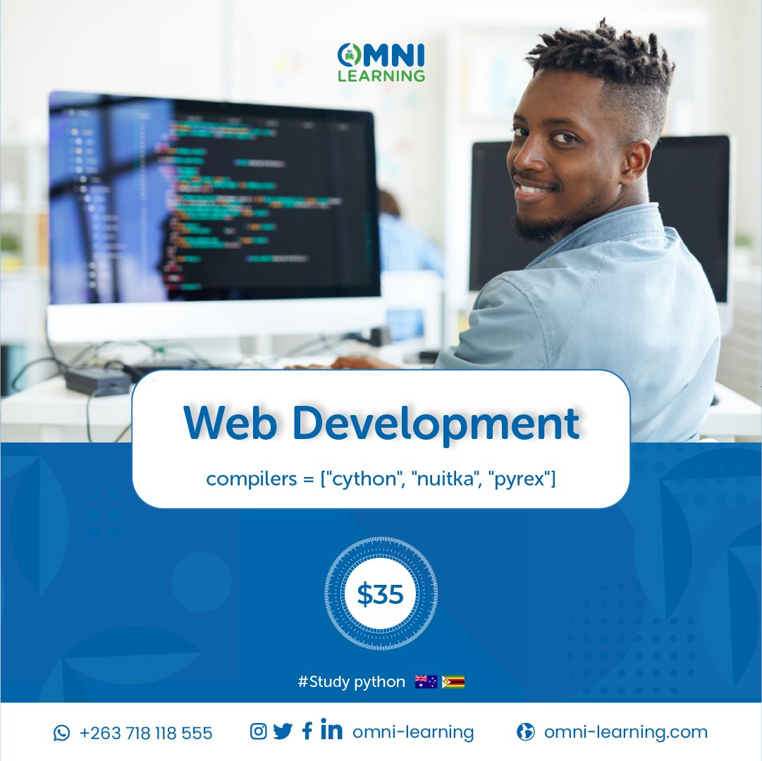 OmniLearningInc's tweet photo. Learning to code is the single best thing anyone can do to get the most out of the amazing future ahead of us.

Join us this month for an introduction to  𝗣𝘆𝘁𝗵𝗼𝗻  “ the most powerful language you can still read".

Contact Us to Register.

#Learncode
#Python
#Omnilearning https://t.co/uoSMsSl9a9