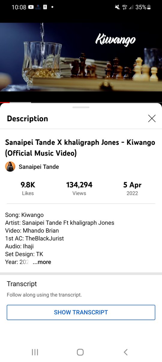 Sanaipei_Tande's tweet photo. And we are grateful for 100k plus views! Tusonge mbele! #kiwango ft the OG @Khaligraph out on YouTube Watch Like Comment Share and Subscribe ❤️ 
Video @mhandobrian 
Audio @ihajimadeit 
Make up @kwaga__ https://t.co/CFDmAySCVl