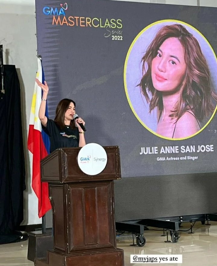 graceygraceme3's tweet photo. #GMAMasterClassSeries
#JulieAnneSanJose 🧡 https://t.co/Vh48JPJ9MJ