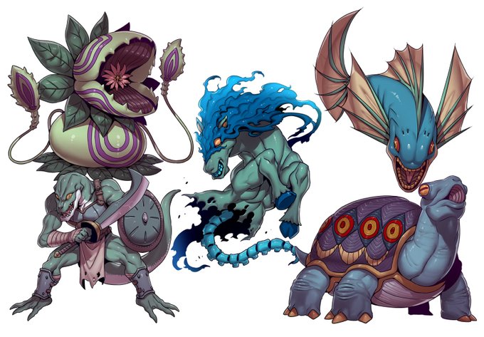 モンスター素材集の 作業配信に来てくれた みんなありがとね～五体 できた 